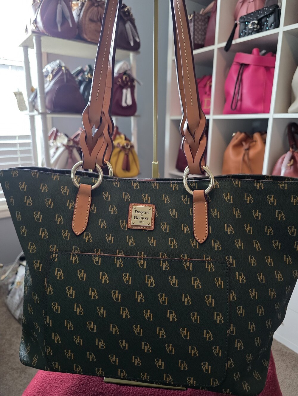 Dooney & Bourke  Tammy Tote In the Gretta Print Ivy Color